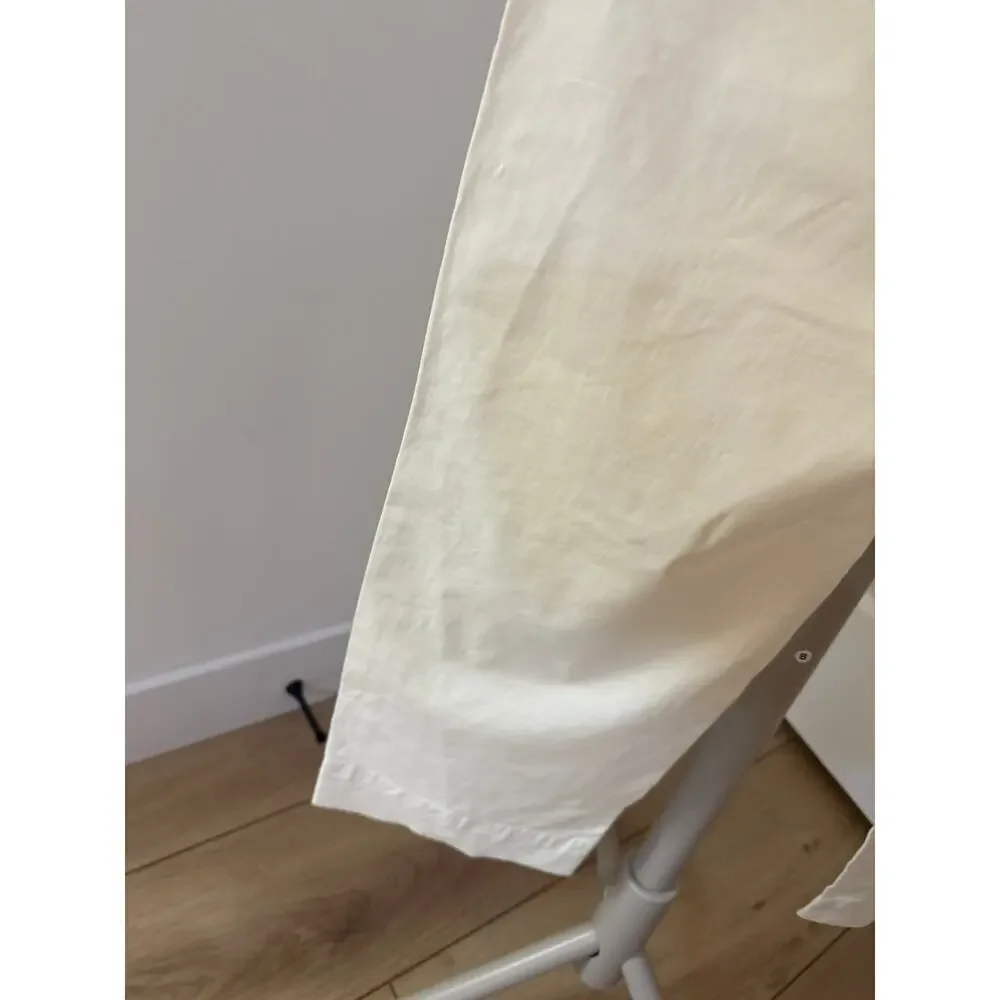 Everlane The Lightweight‎ Straight Leg Crop Off White Size 14